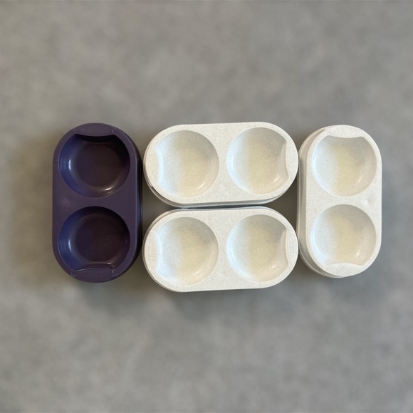 Set of used Small Dog/Cat Food and Water Bowls - Picture 2 of 5